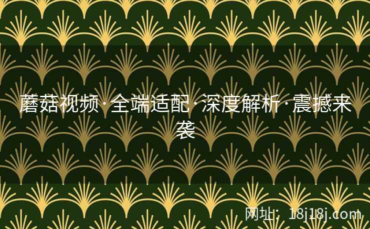 蘑菇视频·全端适配·深度解析·震撼来袭